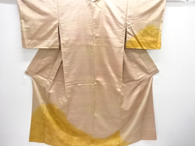 JAPANESE KIMONO / ANTIQUE KIMONO / SILK / FUSHI TSUMUGI / WOVEN MIST
